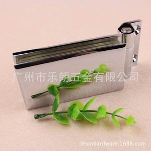 Shower room partition glass clamp