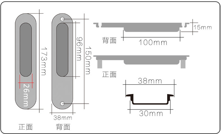 榴莲视频黄下载APP榴莲视频在线RSL-609DM 移门拉手